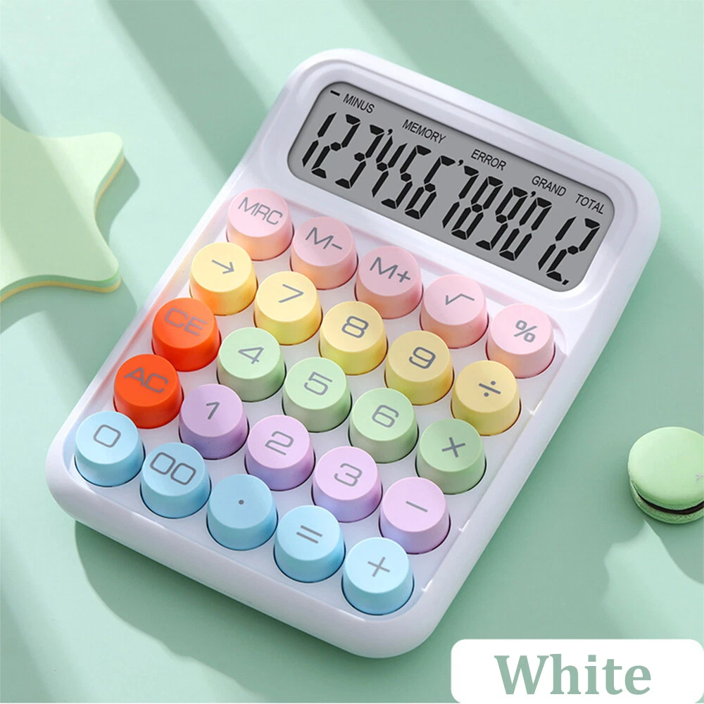 Portable Mechanical Keyboard Calculator for Office and School Use