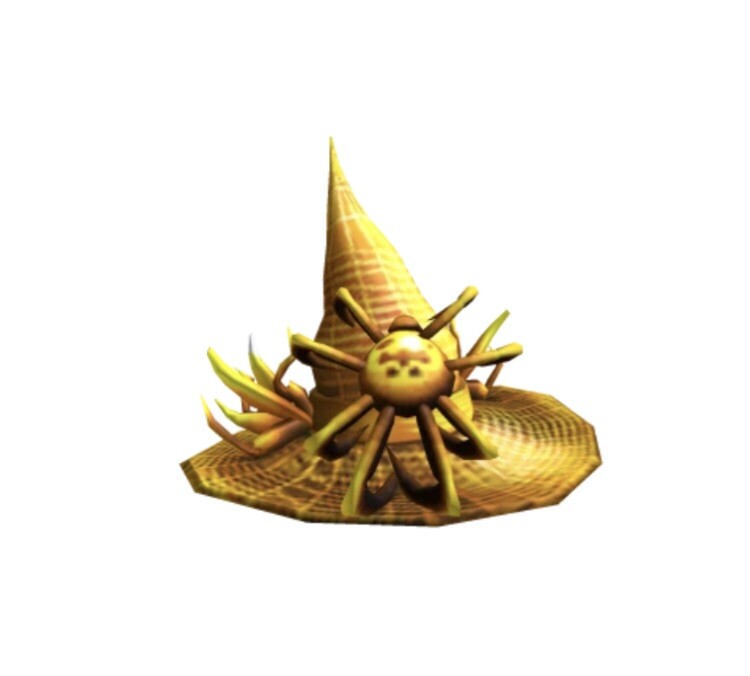 Robl0x Gold Spider Sorcerer Hat Arachnid Magic Chaser Series 12