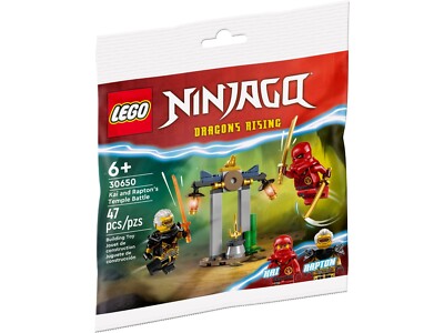 LEGO  NINJAGO  Polybag 30650 Kais und Raptons Duell im Tempel - NEU & OVP -