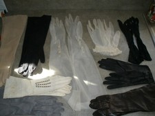 Vintage Woman's Gloves YOU CHOOSE STYLE sheer, white, tan, black, brown