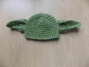 crochet yoda hat