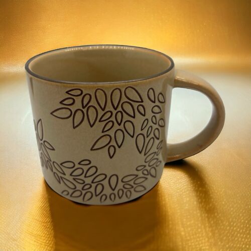 Starbucks 2013 Etched Leaves Design 14 fl oz Becher braun