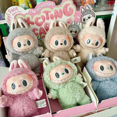 POP MART LABUBU The Monsters Etciting Macaron Plush Dolls Confirmed Figure Toy