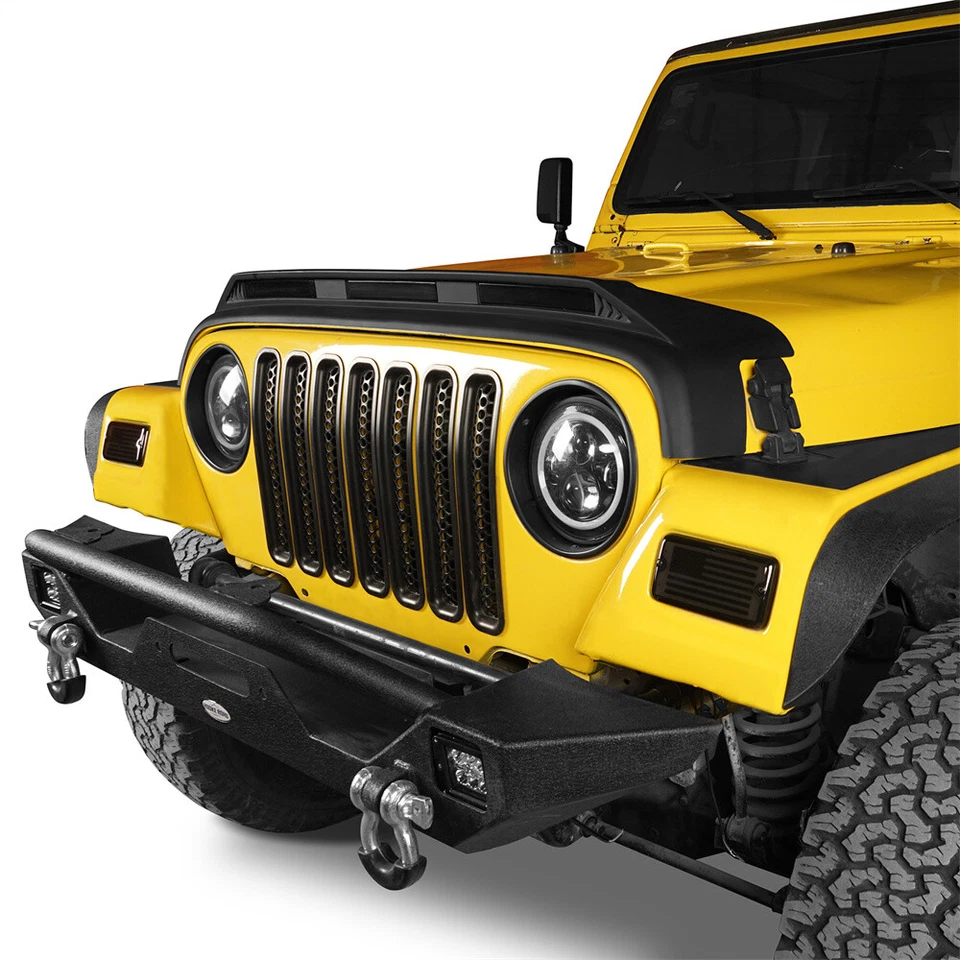 Intermitente indicador LED ámbar luz de señal de giro delantera Fit 97-06 Jeep Wrangler TJ Foto 3 de 4