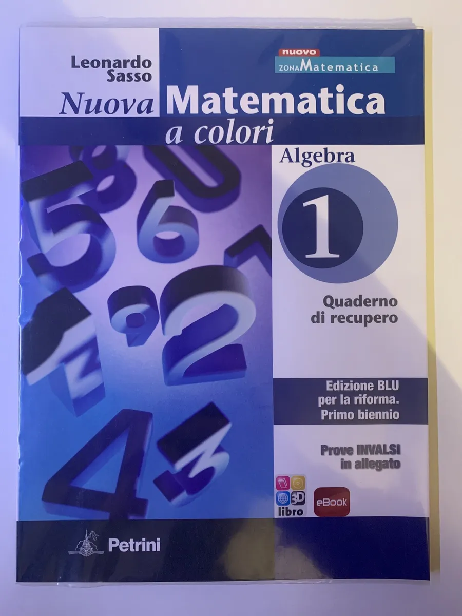 nuova matematica a colori Algebra Vol.1, Quaderno Di Recupero e