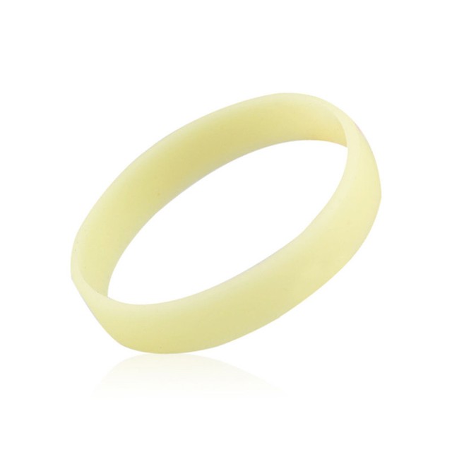 Glow In The Dark Luminous Silicone Rubber Wristband Wrist Band Bracelet