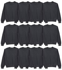 BILLIONHATS Mens Wholesale Bulk Screenprinting  Layer Shirt Crewneck Sweatshirt