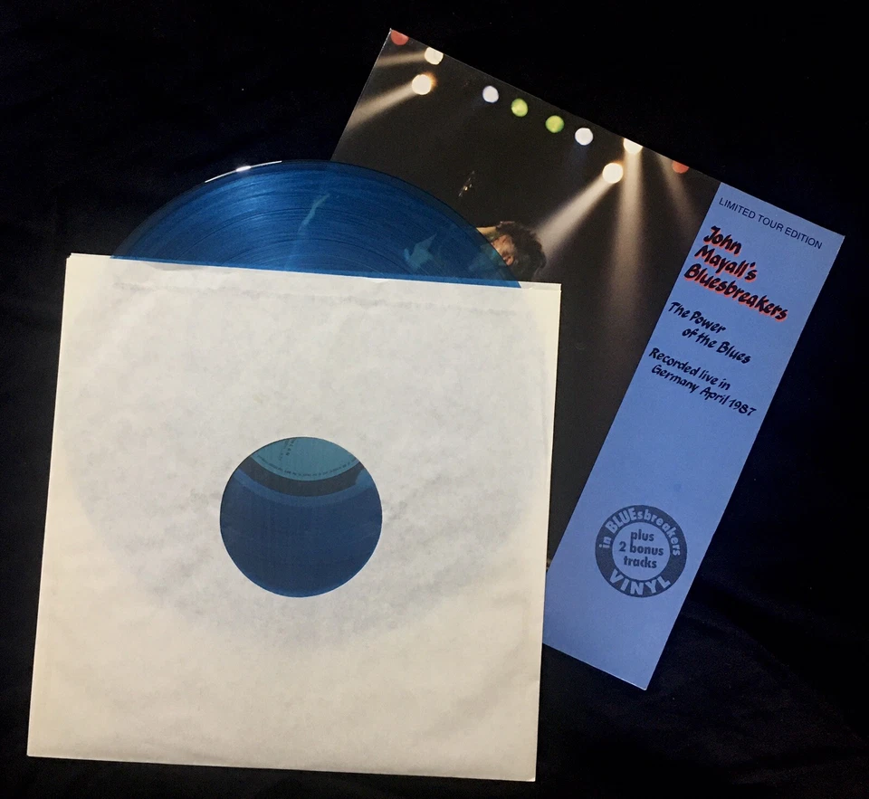 John Mayall‘s Bluesbreakers-The Power of the Blues 1987 BlueVinylTourEditionRare - Bild 4 von 4