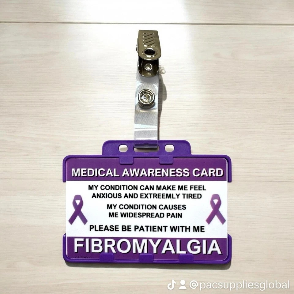 Fibromyalgia Medical Visual Awareness Card Sets - Choose Your Set