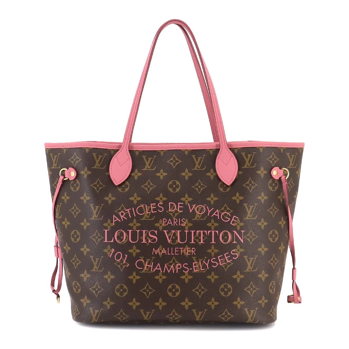 LOUIS VUITTON Monogram Ikat Flower Neverfull MM Tote Bag M40939  