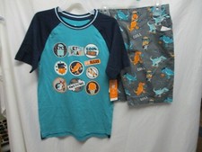 Boys Cool Kid T-shirt with Chill Dinosaur Shorts Outfit Garanimals 7,8,10 NWT Z