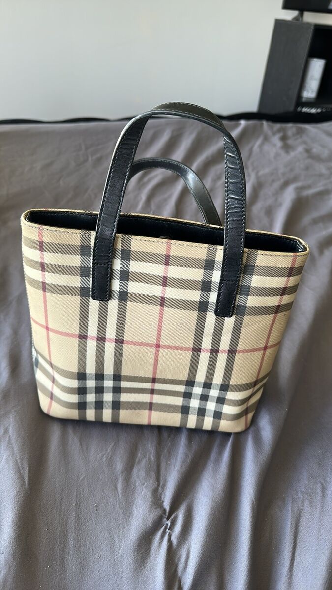 Burberry London Women's Nova Check Tote Bag Beige | eBay Burberry London Women's Nova Check Tote Bag Beige | eBay