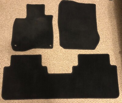 HONDA CRV フロアマット OMAC Floor Mats Liner for Honda CR-V 2002-2006 Black TPE All
