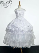 First holy Communion Dresses Girls. Virgen. Vestido De primera comunion, 7-24