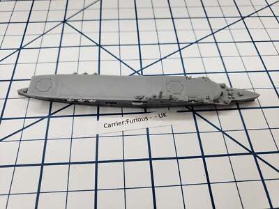 Carrier - Furious - Royal Navy - Wargaming - Axis and Allies - Naval Miniature -