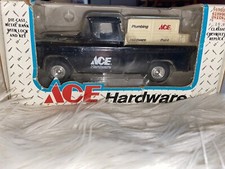 ERTL 1955 CHEVY CAMEO PICKUP BANK ACE HARDWARE Die-Cast Metal Vintage Coin Bank