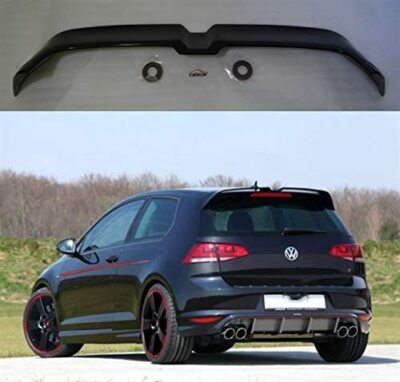 ALERON VW Golf 7 Golf VII 3 Türen 5 Türen GTI Alerón Schwarz Glanz Spoiler