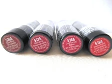 Lot of 4 Wet n Wild Lipsticks - Shades - 536A; 537A; 538A; 539A  SEALED