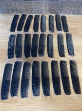 5" Black Hair Comb Pocket Size Individually Wrapped Plastic Combs Lot of 24