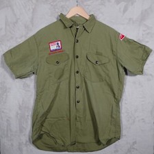 Vintage Boy Scouts of America Uniform Men's Green Los Angeles 1964 large