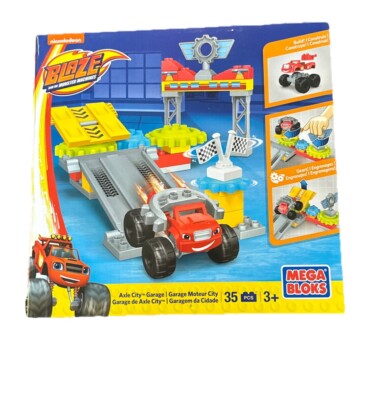 MEGA BLOKS Blaze and the Monster Machines AXLE CITY GARAGE Building Blocks Set