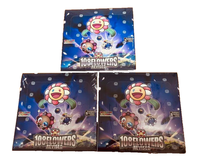 Murakami 108 Flowers Revised Collectible Trading Cards 3 BOX