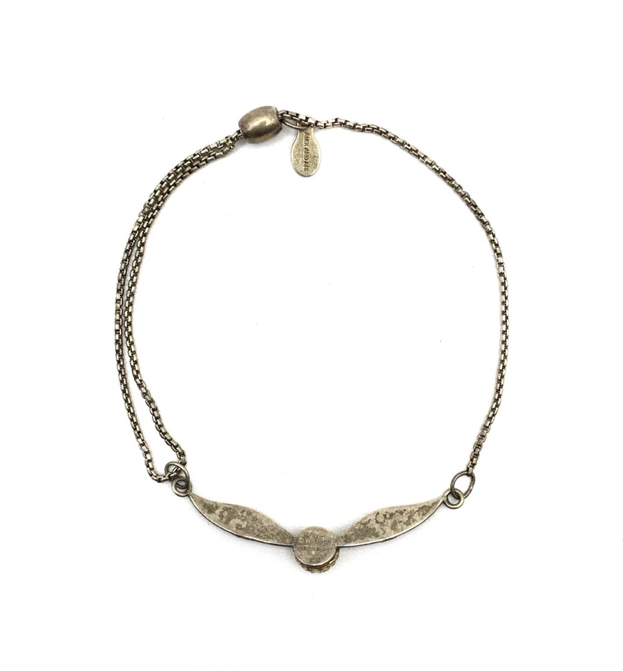 Pulseira ajustável prata esterlina 925 Alex and Ani Harry Potter pomo dourado - Imagem 2 de 4