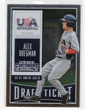 Alex Bregman 2015 Panini Contenders USA Baseball Draft Ticket /99 #64