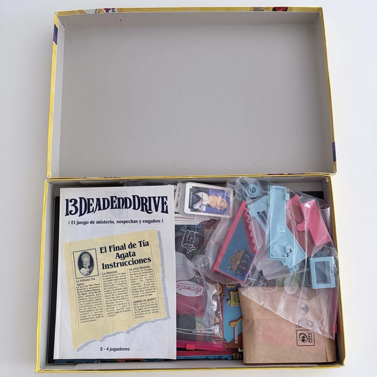 Juego de mesa La Herencia de Tia Agata MB Juegos COMPLETO 1994 buen estado