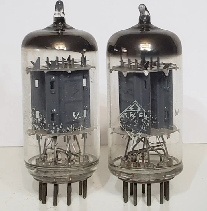 ピ*ザ様 TELEFUNKEN ECC 81 ECC 83 真空管 6本セット RARE 1964 TELEFUNKEN ◇ 