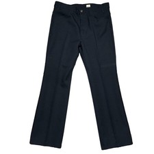 LEVI'S 10517-6117 Polyester Pants 36x30 Made in USA Boot Navy Vtg