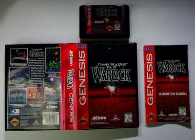 Warlock Sega Genesis Video Game Acclaim Trimark Single Player KA