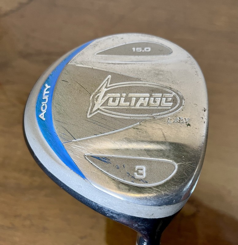 Acuity Voltage Lady 3-Wood 15.0° RH - Ultra Light 65g Graphite Shaft ~42” Cover