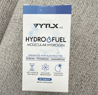 NEW Hydro Fuel Molecular Hydrogen 60 Count