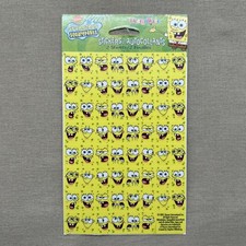 SpongeBob SquarePants 2001 NEW x2 Sticker Sheets DesignWare Nickelodeon NICK 