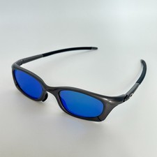 Oakley Mag four Sunglasses Blue Lenses/Magnesium Four Frame