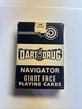 Vintage Dart Drug Navigator Giant Face Playing Cards Complete Pinochle Deck