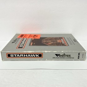 Vectrex Starhawk Video Game CIB Complete in Box Tested Overlay Manual Tray 1982