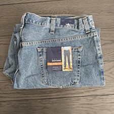 Basic Editions Relaxed Fit Straight Leg 46 X 30 Men  s Denim Jeans Classic Style