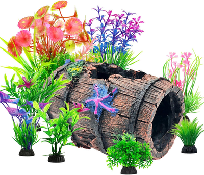 ebay fish tank accessories MERRYHAPY 1pc Aquarium Resin Castle Decoration Hideout for Safe Non- Aquarium Decor for Freshwater Cartoon House Statue for Fish Enthusiasts : Pet Supplies Fish Tank Decoration in Fish