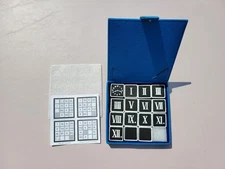 Levenger Time Puzzle with Blue Case and Instructions  - 100% Complete