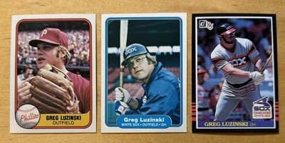 Greg Luzinski Lot Of 3 Mix Brand NM-MT+