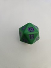 Donatello TMNT Turtles - Magic MTG Prerelease Spindown D20 Dice- PURPLE