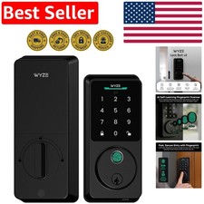 Smart Lock V2 with AI Scanner: Fingerprint Access, Remote Control 8-Mo Battery