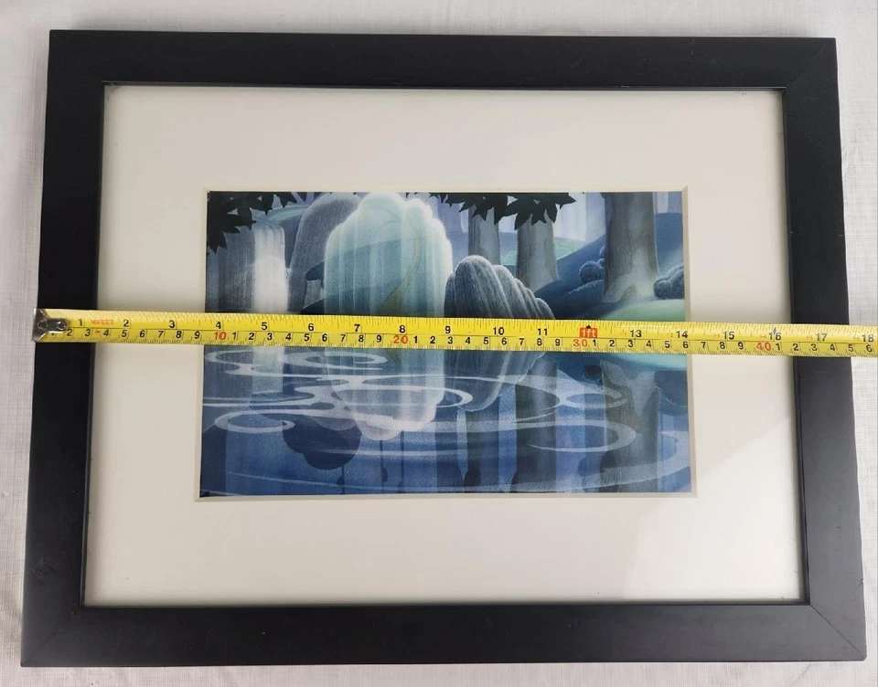 18"x14" Walt Disney Framed Visual Development Art Piece from Fantasia - Image 3 of 4