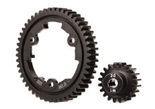 Traxxas 6450 Spur Gear 50T Machined Hardened Steel Wide-Face 20T PINION 5MM