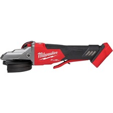 Milwaukee M18 Fuel 5Inch Flathead Braking Grinder Paddle Switch No Lock Bare