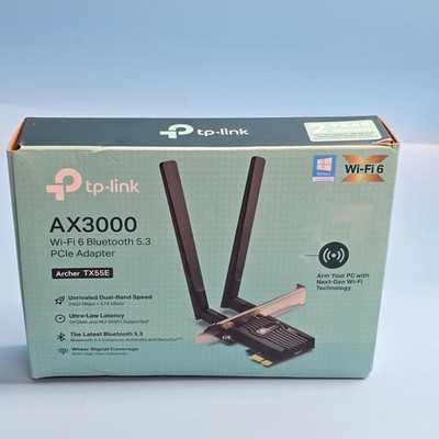 TP-LINK Archer TX55E AX3000  Wi-Fi 6 Bluetooth 5.2  PCIe Card