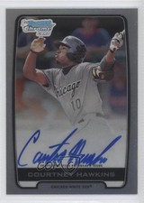 2012 Bowman Draft Chrome Picks Refractor Courtney Hawkins #BCA-CH Auto 0o9