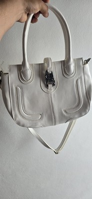 La Martina Handbag White Shoulder Bag 2 Ways 